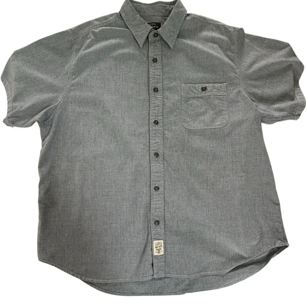 Polo Ralph Lauren‎ Mens Button Up Short Sleeve Shirt Size XL 100% Cotton Preppy